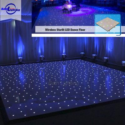 China Aluminum Alloy + Acrylic Nightclub 60*60*3cm Radio LED Dance Floor Starlit Video for Events for sale