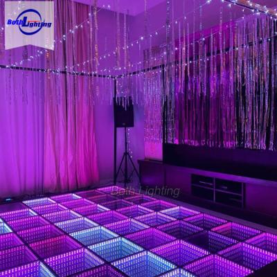 China Wholesale ABS+ tempered glass led dance floor light disco floor / wedding floor for sale