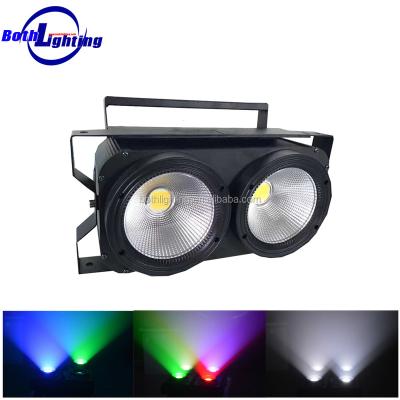 China For Stage Event DMX Control 2 Eyes Led Attendance Blinder 2x100w White Color Stage Blinder Light BL2100 for sale