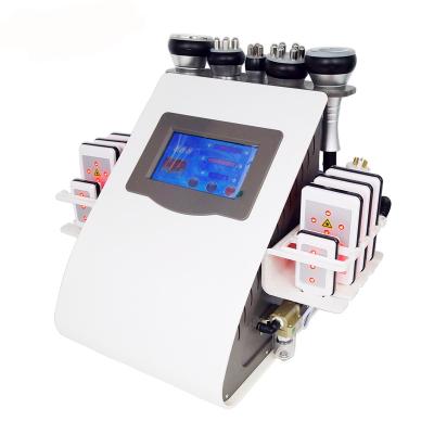 China Weight Loss 40K Vacuum Ultrasonic RF Cavitation Kim 8 Lipo Laser Slimming Cellulite Massager 6 in1 Body Slimming Machine For Beauty Salon for sale