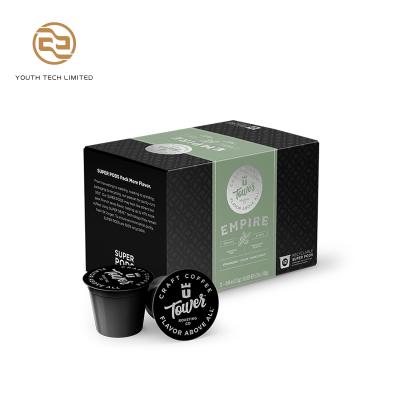 China Recyclable Wholesale Eco Drip Coffee Canister Coffee Paper Resealable Storage Container Capsules Packaging Box for sale