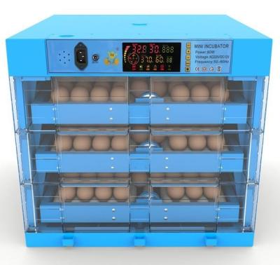 China Cultivate 98% Thin Double Layer Type Hatch Rate LED Power New LED Light Chicken Egg Incubator for sale