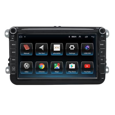 China Android 9.1 2.5D Screen RDS AM/FM Car Automotive Video For 8inch VW Passat B7 Polo Golf f GPS Navigation WIFI Mirror Link Stereo for sale