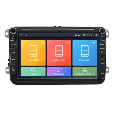 China 8 Inch Car Radio Stereo 2 Din Multimedia Player Android 9.1 GPS Navigation Mirror Link 1080P For Volkswagen VW Passat GOLF POLO for sale