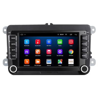 China 7 Inch 2 DIN Android 9.1 Automotive Stereo Car Radio GPS Multimedia Player For Volkswagen/VW/PASSAT/POLO/GOLF 5 6/TOURAN SEAT SKODA for sale