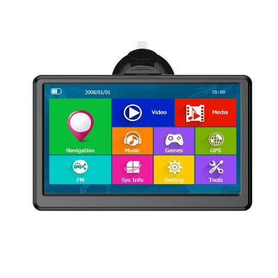 China 7 Inch Touch Screen 256M+ 8GB Truck Gps Automotive Navigation Grin Vehicle GPS Navigator for sale