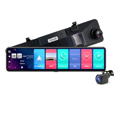 China NIGHT VISION 4G Dash Cam 12 Inch Car Rearview Mirror ADAS Recorder 2+32GB GPS Navigation Dash Camera Auto Car DVR Android 8.1 FHD 1080P for sale