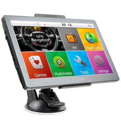 China Universal GPS Navigator 7inch Screen 256MB 8GB Capacitive OS TWIN GPS Navigation for with Europe and UK maps truck driving nav for sale