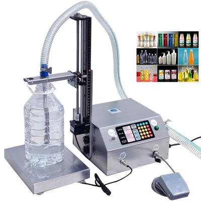 China Food Single Head Filling Machine Beer Beverage Oil Bottle Filler Automatic Digital Weighing Quantitative Control Panel For Bottles for sale