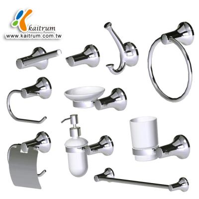 China Stocked High Quality Chrome Kaitrum Zinc Finish Bathroom Sanitary Fittings for sale