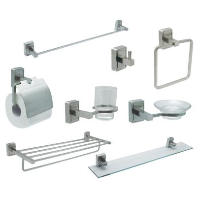 China Supplier Traditional Bathroom Taiwan Peony Series Stainless Steel Bathroom Accessory Set for sale