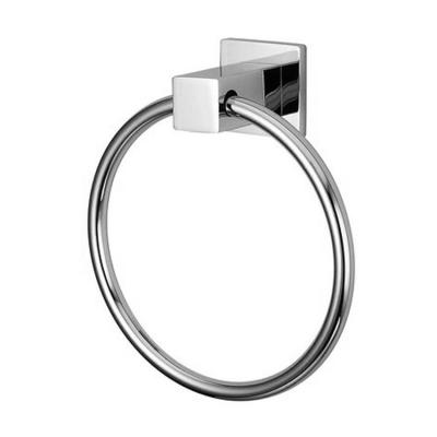 China Modern High Quality Bathroom Chrome Accessory Wall Mounted Hand Towel Ring Holder Ring for sale