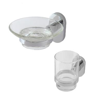 China Bathroom ; Kitchen Bathroom Accessories Tumbler Glass Cup Holder for sale