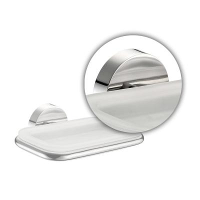 China New Traditional Style Rectangle Stainless Steel Soap Dish Holder for sale