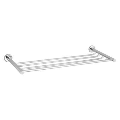 China Heater High Quality Single Brass Towel Rack Bath Towel Shelf For Bathroom for sale