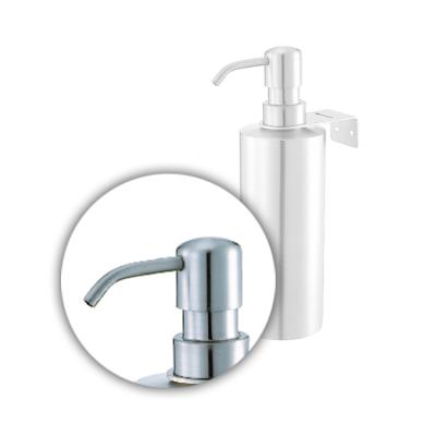 China Foam Soap Dispenser Kitchen 400ml Stainless Steel Wall Mount Pump Manual Liquid Soap Dispenser for sale