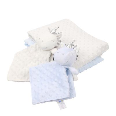 China Factory direct sale 2021 cute newborn baby unicorn quilt set plus double super soft blanket toys for sale