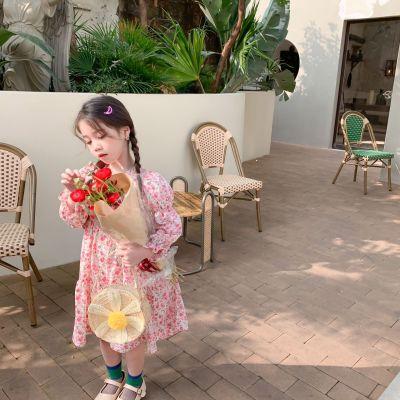 China 2021 New Design Flower Girl's Sweet Princess Dress With Flower for sale