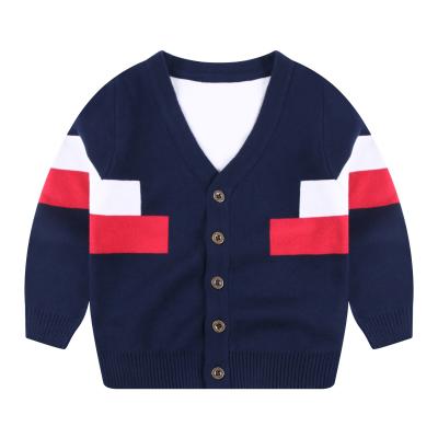 China IDS hotsale good quality outerwear winter anti-pilling knit cardigan jacquard dinosaur baby boy clothing sweater for sale