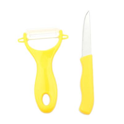 China Viable ceramic fruit knife peeler set/kitchen ceramic knife household tools peeling knife for sale