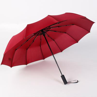 China 12Bone Umbrella CLASSIC Automatic Gift Business Folding Umbrella Plus Size Couples Men's Advertising Umbrella for sale