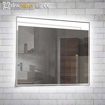 China OEM private label light bathroom heated lamp backlit mirror led light mirror with blue-tooth speaker for sale