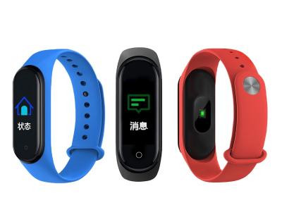 China OEM IP67 ODM Sdk Devices Fitness Tracker Waterproof Smart Wearable Heart Rate Monitor Smart Bracelet M4 for sale