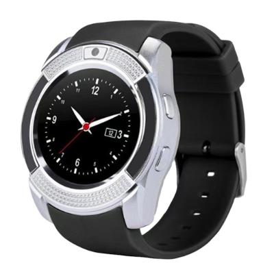 China Fantastic cheapest touch screen smart watch with sim card slot touch screen watch smart men's V8 smart watch for sale