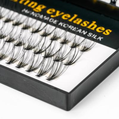 China Natural Long Factory Direct Sale Pre Made 20D Eyelash Extension Fans Heat Glued Unique Lashes Wholesale Loose Volume Lashes for sale