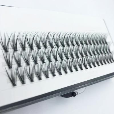 China Super Soft 0.07mm Heat Bonded 20D Bunch Lashes Premade Volume Fan Lashes Private Label Eyelash Extension Eyelash Maker for sale