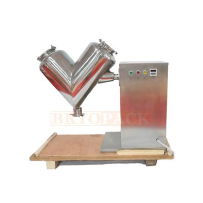 China Powder V-Shape Flour Mixer Powder Mixer Food Industry Small Powder Mixer Machine V Type for sale