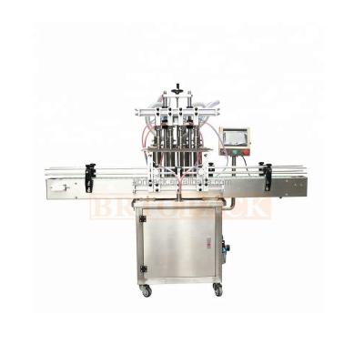 China Automatic Beverage Stainless Steel Four Heads Filling Machine Liquid Filler for sale