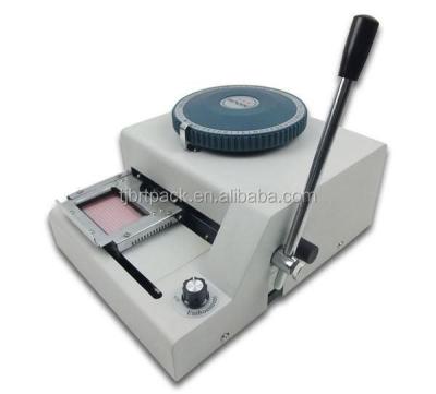 China machinery & LOW SALE Manual Plastic Card Machine PVC Embossing Card Embossing Machine Hardware for sale