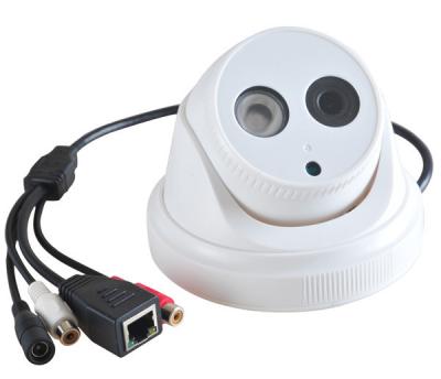 China Mini Binnen 2 Megapixel IP van de de Nachtvisie van Camerairl de Koepelcamera Te koop