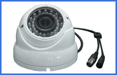 China Indoor IR CMOS 700TVL 10 meters night vision Analog dome camera 36 pcs LED lamp metal housing for sale