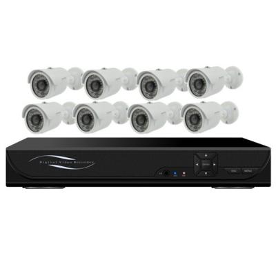 China 8CH DVR Kit, 8CH DVR + 8PCS Metal IR Bullet CCTV Security Cameras for sale