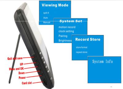 Cina Sistema all'aperto senza fili della videocamera di sicurezza di esercizio del menu DIY di OSD con DVR in vendita