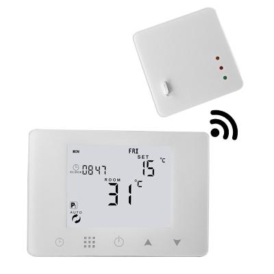 China Residential/Multi-Purpose Heating Electric Wifi Smart Thermostat Works With Alexa Thermostat Switch 240v Plug Wireless Receiver for sale