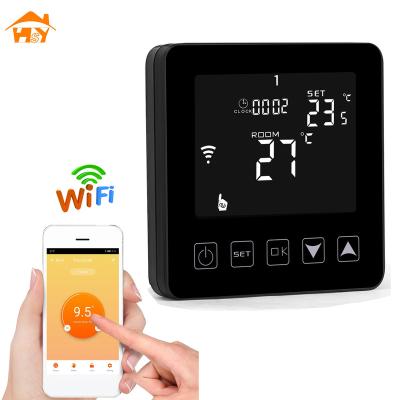 China Modern Wifi Floor Heating Thermostat For Room Heating System for sale