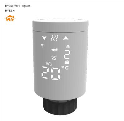 China HY368-WIFI Trigger ZigBee Tuya, Alexa, Google Assistant, IFTTT, Life TRV (Radiator Smart Thermostatic Valve Thermostatic Valve) for sale