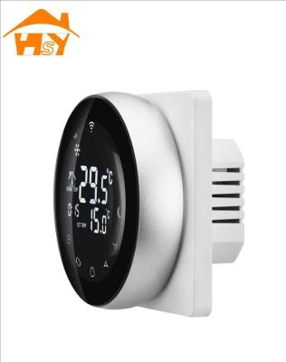 China Damper Air Valve Hysen HY312 Round Touch Screen Wifi Thermostat For Electric Floor Heating System HY312 for sale