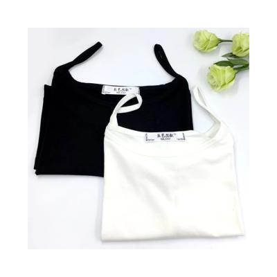 China Lightweight Simple Style Has Texture Comfortable Solid Color Sling Silk Sleepwear for sale