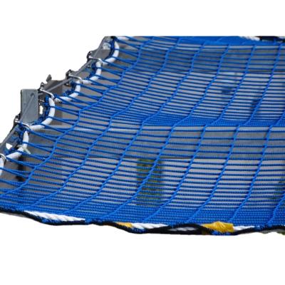 China Blue Polyester Cyclone Moor Safety Nets for sale