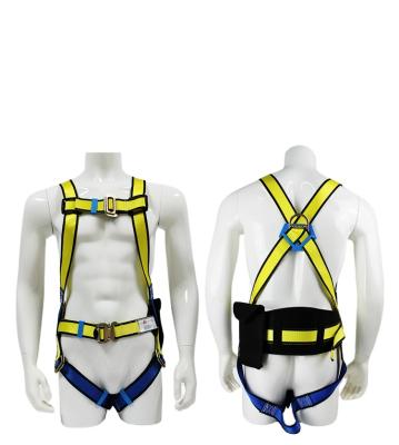 China 100% Polyester Construction Full Body Seat Belt Lineman Fall Protection for sale