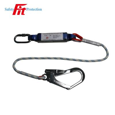 China High Quality Custom Construciton Single Lanyard With Energy Absorber for sale