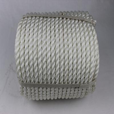 China Strong Polyester Rope 3 Strand Twisted Safety Rope For Protection for sale