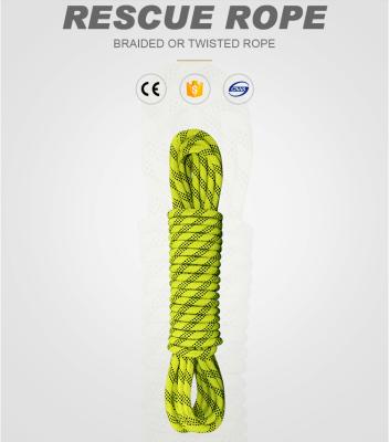 China Durable Climbing Rope Firefighter Cord Wire Safety Escape Rope for sale