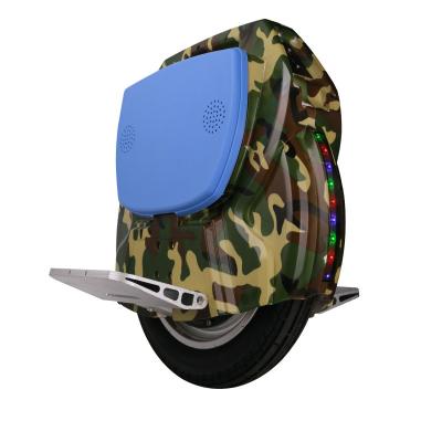 China LED Color Light One Wheel Stand Up Scooter for sale