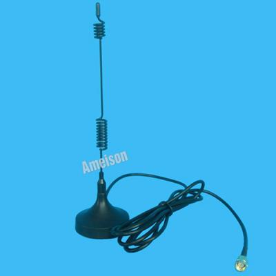 China Omni Directonal Magnetic Mount Mobile Antenna 433 MHz 3 DBi Anti - Interference for sale