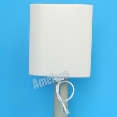 China 1100-1300MHz 10dBi Patch Flat Panel Antenna , 1.2ghz High Gain Antenna for sale